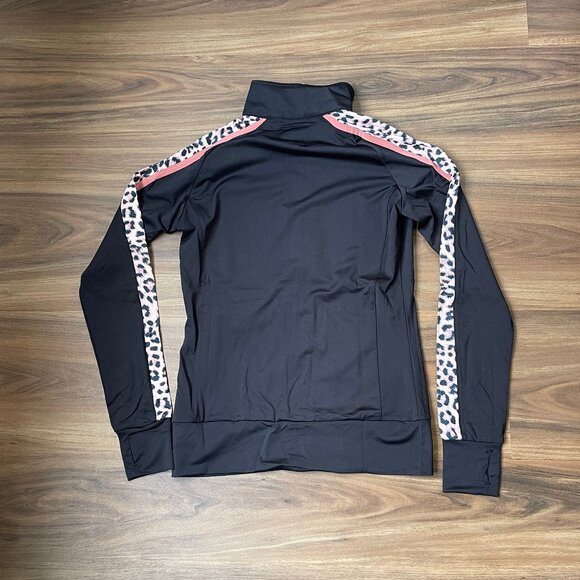 Kastel Denmark Lightweight Full Zip Jacket - Black & Animal Print - XS - Picture 3 of 5